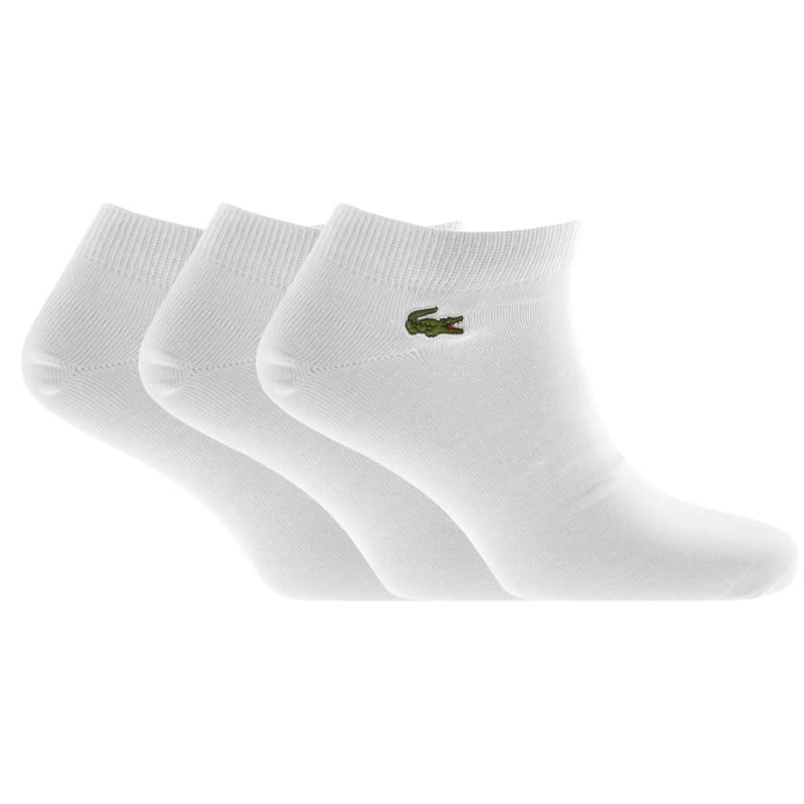 Alternative Image for ProductLacoste Sport Three Pack Socks White1